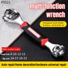 Universal Wrench 52 In 1 Socket Wrench Tool with Multifunction 360 Degree Rotating Head, Tool Kit for Home and Car Repair