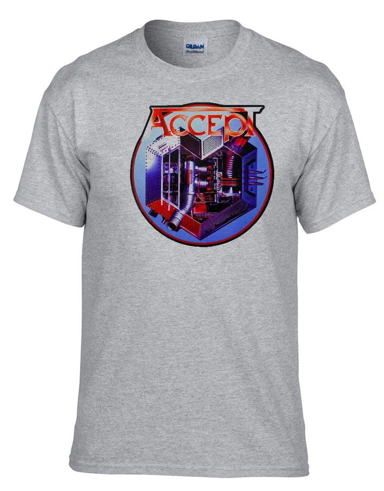 Accept Rock Band Rock Music Legends Grey TShirt 513Grey 2XL