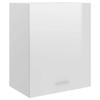 Hanging Cabinet - VIDAXL - 50x31x60 Cm - Engineered Wood - Glossy White - Contemporary