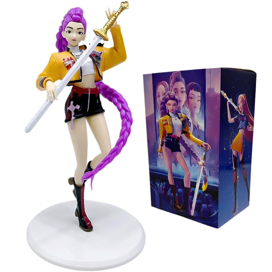 Kpop Demon Hunters Kawayi Figure Toy PVC Model Cartoon Gaming Peripherals Desk Decoration Collection Doll For Fans Gift