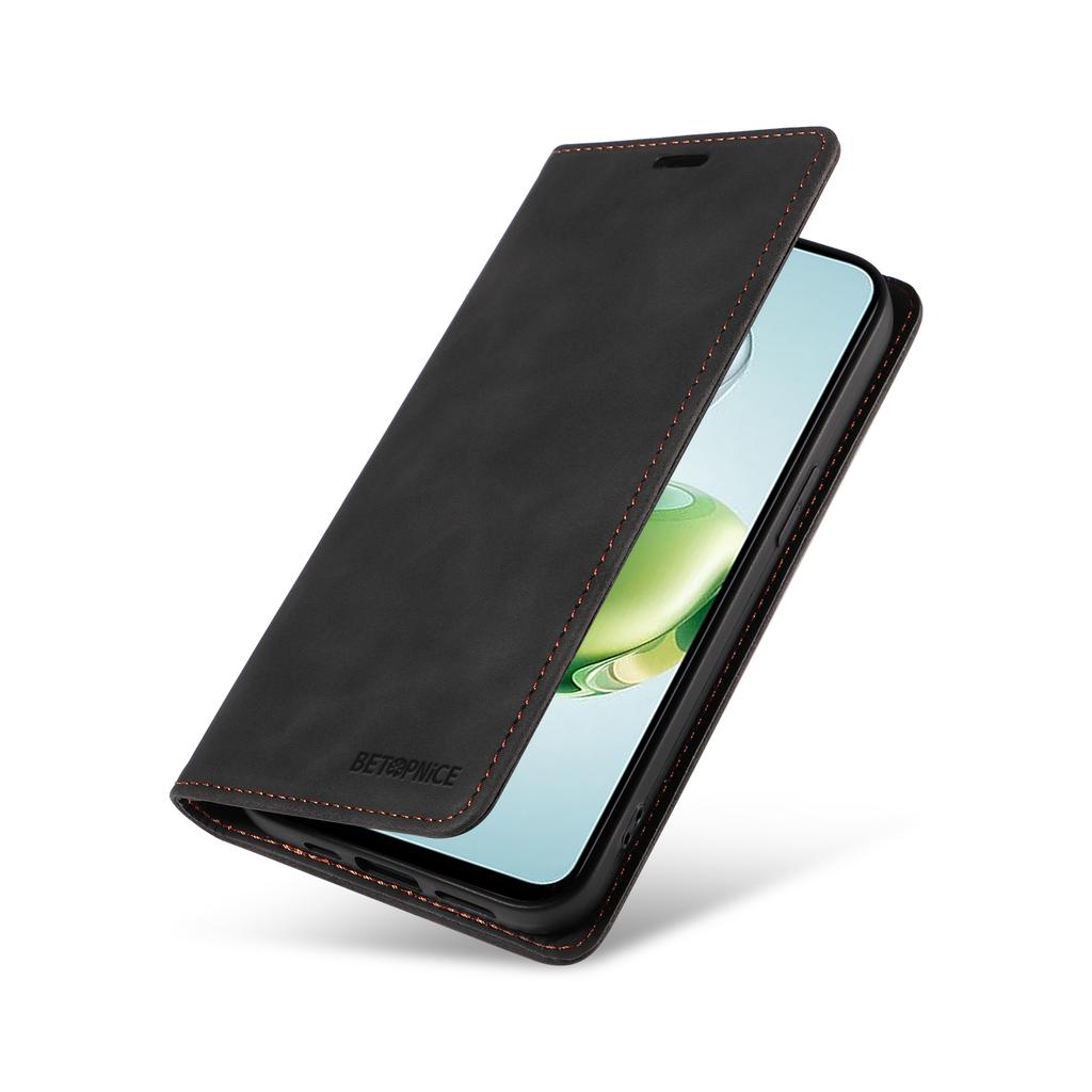 BETOPNICE 003 Für Honor Play 60 Plus 5G Hülle Brieftasche Handy Lederhülle Magnetverschluss