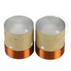 Durable Bass Voice Coil Speaker Repair Accessories White Aluminum Sound Air Outlet Parts 38.5MM Speaker Bass Voice Coil