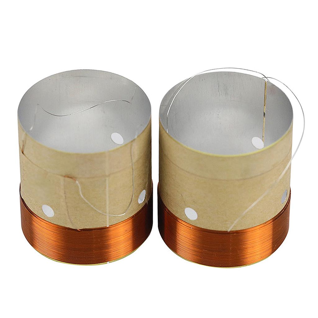 Durable Bass Voice Coil Speaker Repair Accessories White Aluminum Sound Air Outlet Parts 38.5MM Speaker Bass Voice Coil 1 чёрный