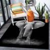 Luxurious Polyester Elegant Equestrian-Themed Area Mat  Machine Washable, Durable & Stylish, for Living Room & Bedroom Rugs