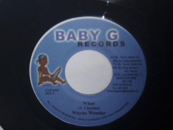 

7inch Record WAYNE WONDER - What NONE Baby G Records 2001 Jamaica Reggae, Ska & Dub Used