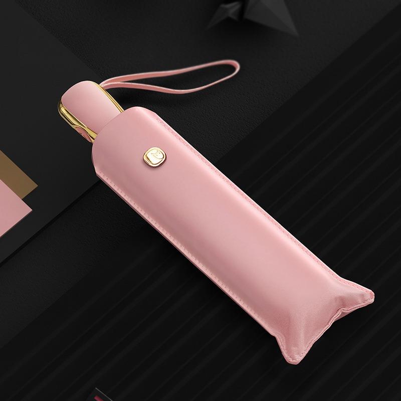 

Ultra-light Flat Fully Automatic Umbrella Three-fold Sunny And Rainy Umbrella Portable Anti-ultraviolet Sun Umbrella