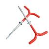 Ice Anchor Tool Kit 1pc Ice Anchor Drill Adapter with 4pcs Threaded Spikes  Fishing Shelter Stakes Universal Fishing Tool