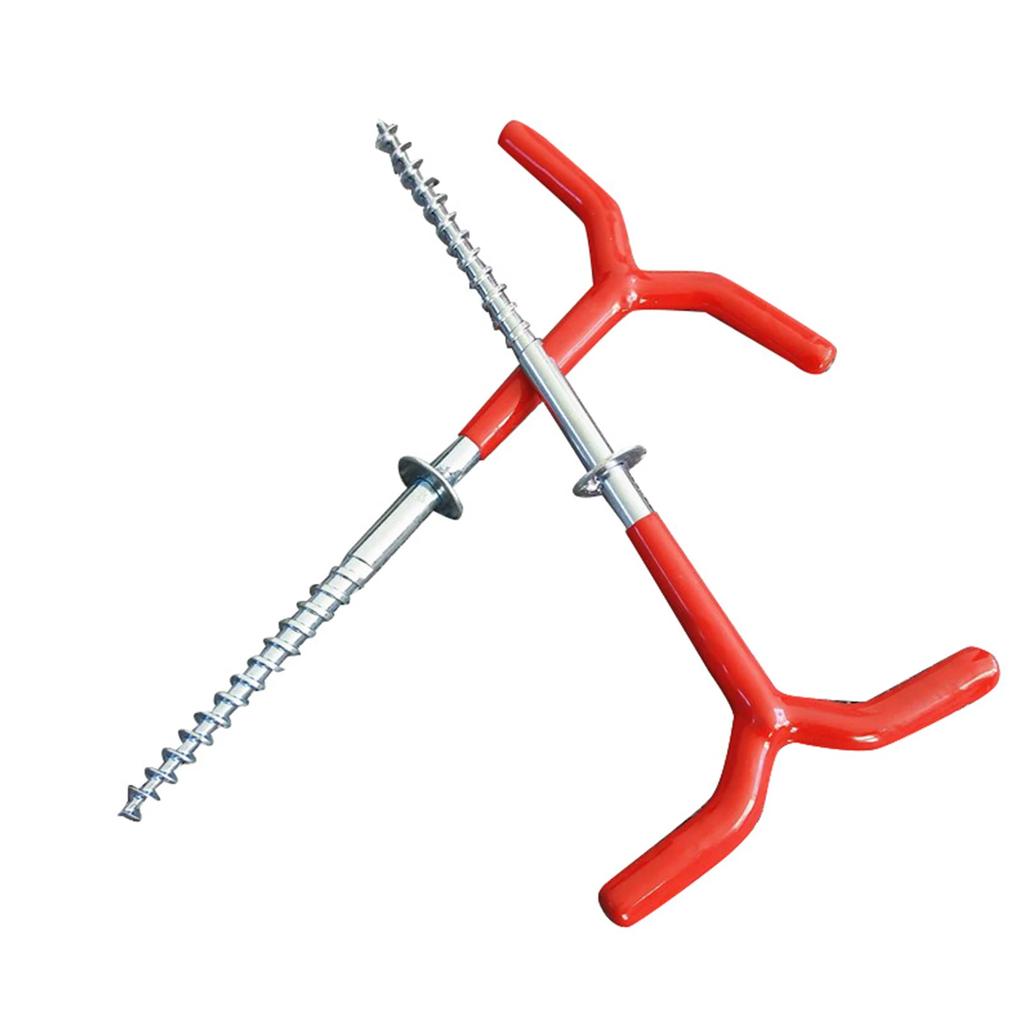 Ice Anchor Tool Kit 1pc Ice Anchor Drill Adapter with 4pcs Threaded Spikes  Fishing Shelter Stakes Universal Fishing Tool