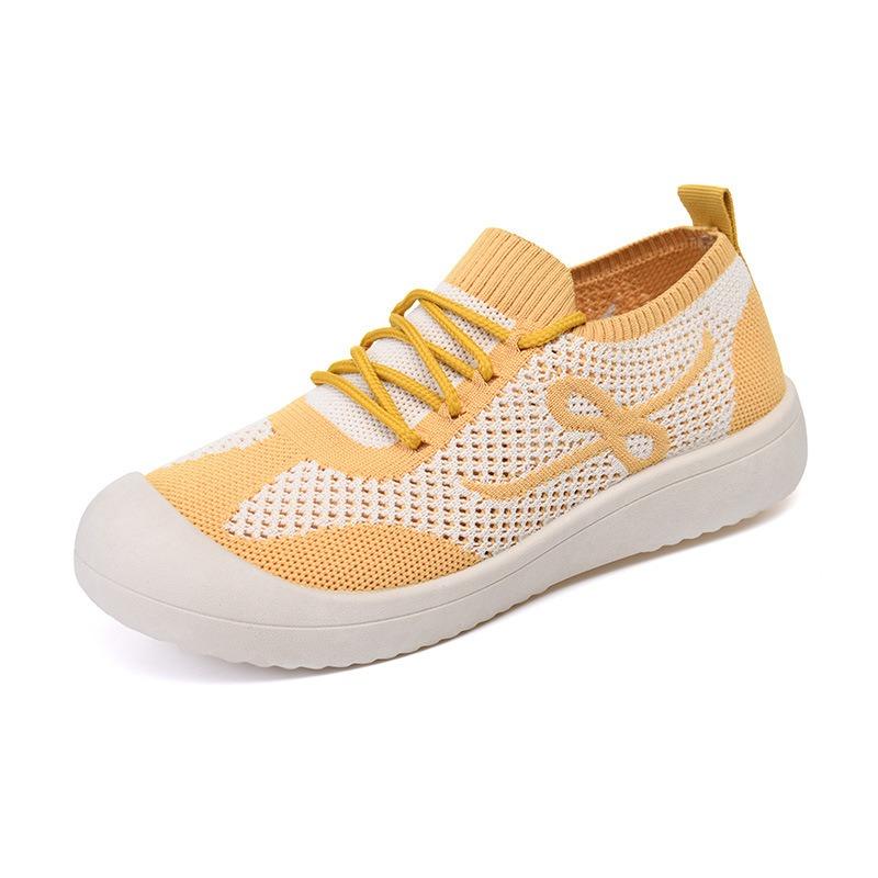 Women‘s Shoes Summer Anti-Slip Wear-Resistant Comfortable Cloth Flat Slip-On Soft-Sole Versatile Casual Single.