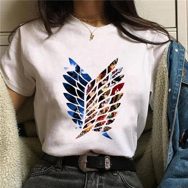 Japanese Anime Attack on Titan Final Season 4 Eren Yeager T Shirt Unisex Women Fashion Casual Short Sleeve Plus Size Unisex T Shirt