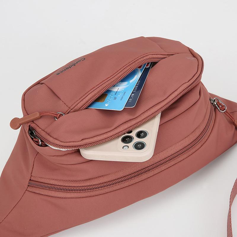 Sac de poitrine léger pour femmes, sac bandoulière pour la course à pied, sac pour téléphone portable, sac banane étanche pour sports de plein air et équitation