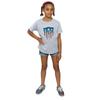 Marvel Girls Captain America Flag Shield Cotton T-Shirt