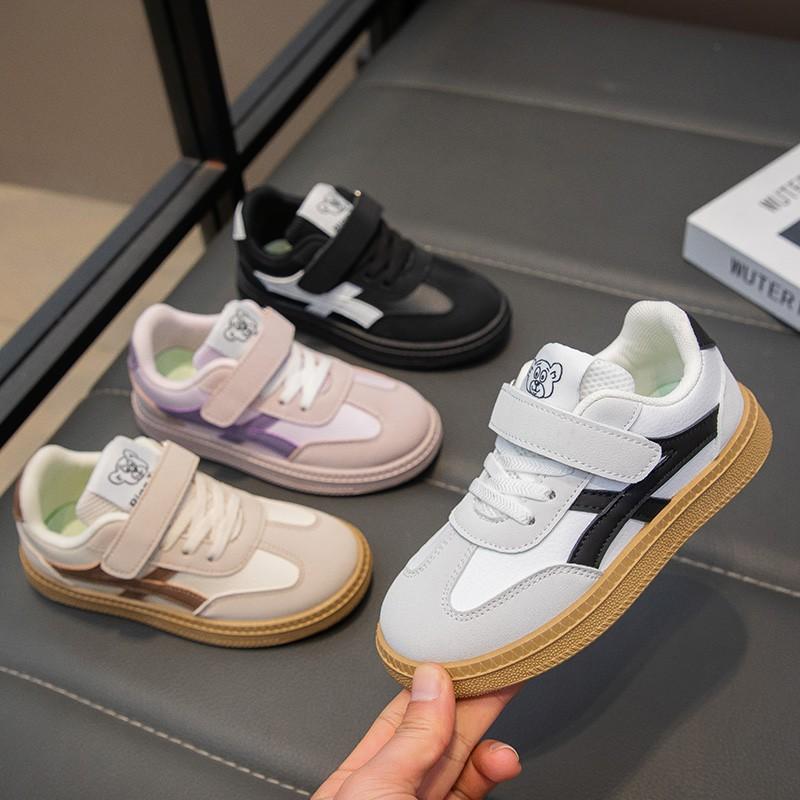 

New Style Children s Sports Shoes Spring and Summer Breathable and Comfortable Flat Bottom Boys and Girls Sneakers 35 хакі
