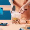 Mini Vacuüm Sealer Battery Powered  Sealer Heat Sealers  Met Snijmes Draagbare Sealer Voor Plastic Zak Voedsel Opslag