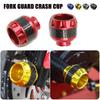 BFR1 Motorcycle Front Fork Cup Protectors-High-Quality Carbon Fiber&Aluminum Alloy Perfect For Street Off-Road Motorcycles Scooter