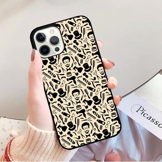 Hairdresser Barber Scissors Phone Case for iPhone 17 Air 16 16e 15 Plus for Apple 13 11 12 14 Pro Max Cover Coque Fundas