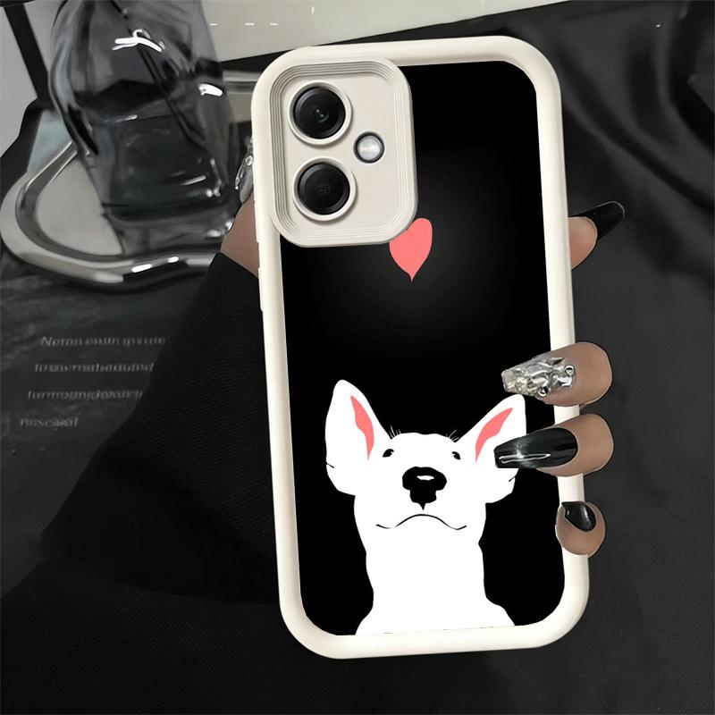 Phone Case for Xiaomi Redmi Note 15 14 13 Pro Plus Bull Terrier Dog Cute Puppies Shell 12S 11 11S 11T 5G 14S Soft Silicone Funda