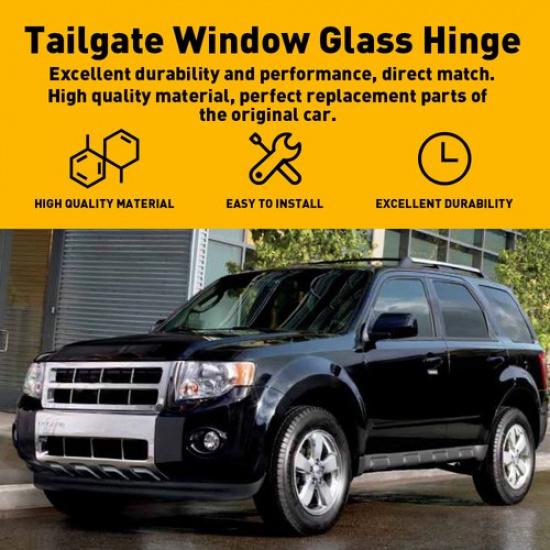 For 2008-2012 Ford Escape Mariner Window Lift Gate Hinge Glass Kit Rear LH&RH