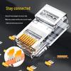 SAMZHE CKT6100 Cat6 Unshielded Pass-Through RJ45 Connectors (100-Pack)