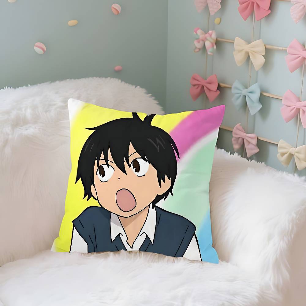 Kimi Ni Todoke Case Plush Fabric Soft Pillowcase Double Sided Print Cushion Cover Household Gifts
