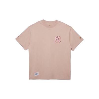 New Era New York Yankees SS23 Logo Buchstabendruck T-Shirt Unisex Oberteile Rosa 13718773