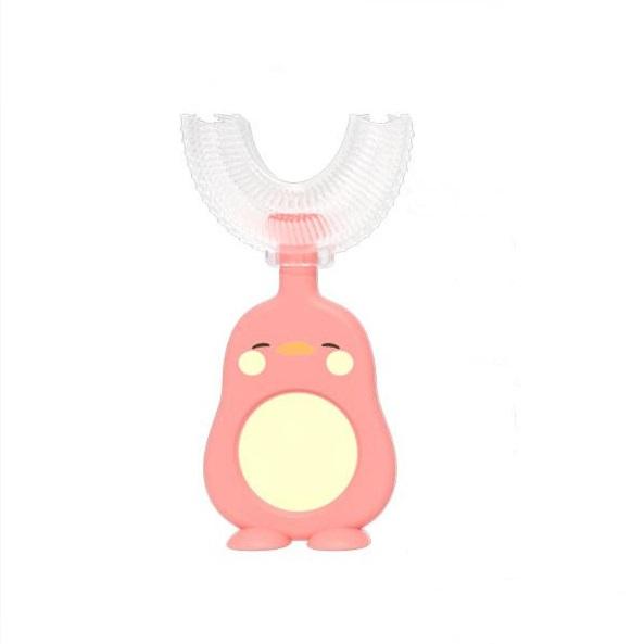 1pc Baby Toothbrush 360 Degree Child Toothbrush Teethers Soft Food Grade Silicone Baby Dental Care Training Toothbrush