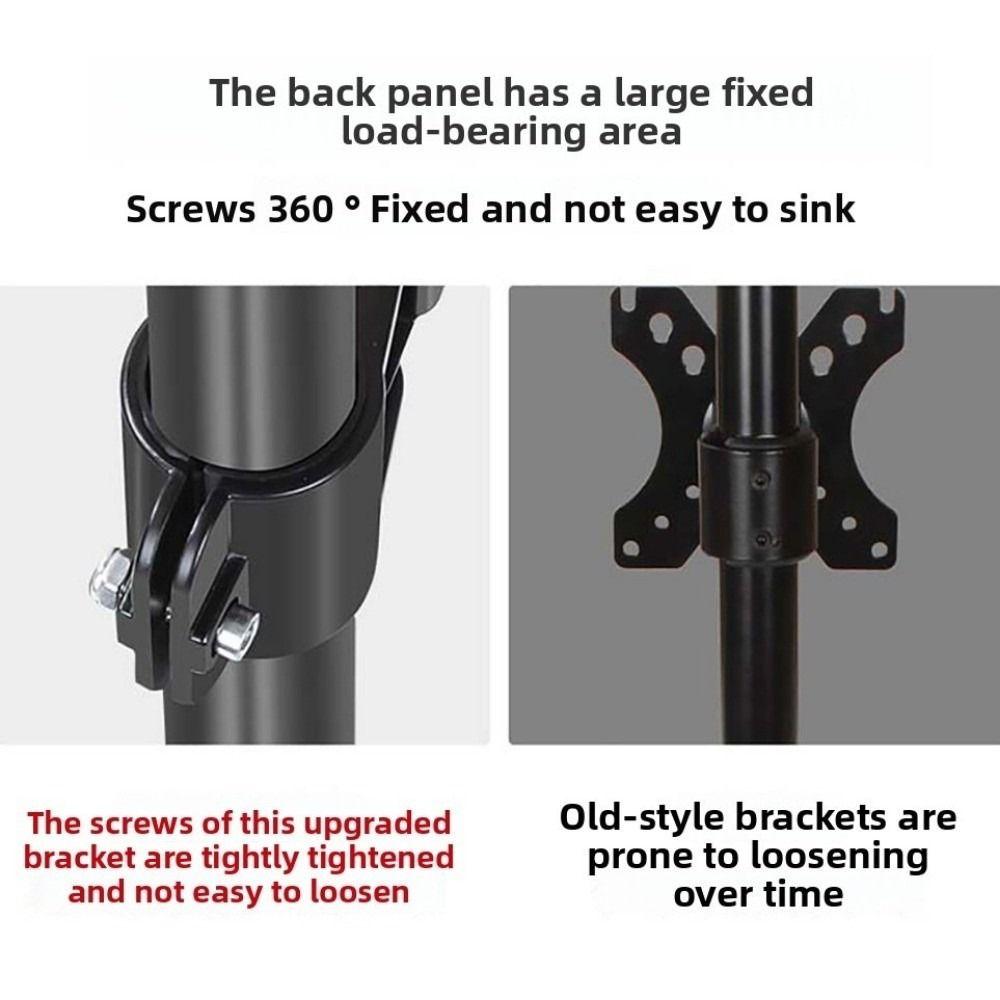 Black Monitor Arm Holder Metal Bracket LED Display Mount Stable Plasma TV Base  Monitor Screen