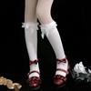 Lolita Lace JK Stockings Bow Knot Lolita Socks Female Long Socks Lolita Soft Sister Jk Uniform Knee Socks Student Cute JK Socks