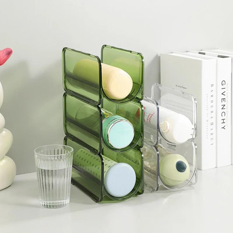 Water Cup Organizer Refrigerator Wine Beverage Storage Rack Stackable Acrylic Drink Mug Bottle Container Holder Kitchen Tools