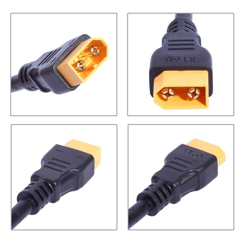 XT60 Male To 5.5x2.1mm/5.5x2.5mm Power Cable for Remote Toys Energy Storage with 5.5x2.1mm/5.5x2.5mm Male/Female Ports