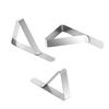 12Pcs Table Holder Steel Fixing Triangle Tablecloth Cover Clips