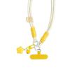 Wind Star Bell Clip Pendant Mobile Phone Lanyard Oblique Span Chain Neck Strap Rope Long Braided Rope