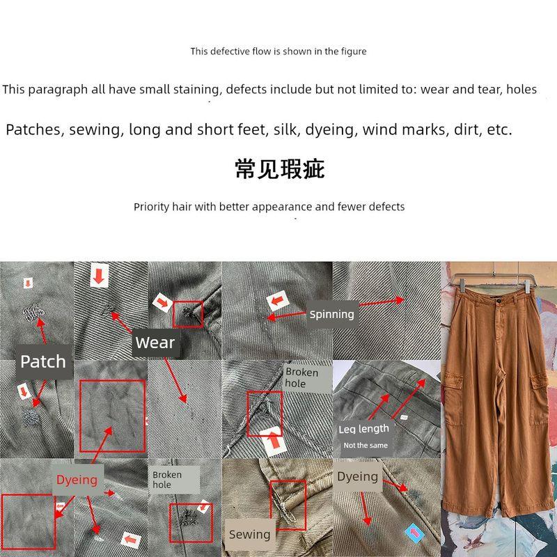 Foreign Trade Original Order Des * Igual Lanjing™Lyocell Fluid Flowing Loose Wide Leg Overalls S2 1254