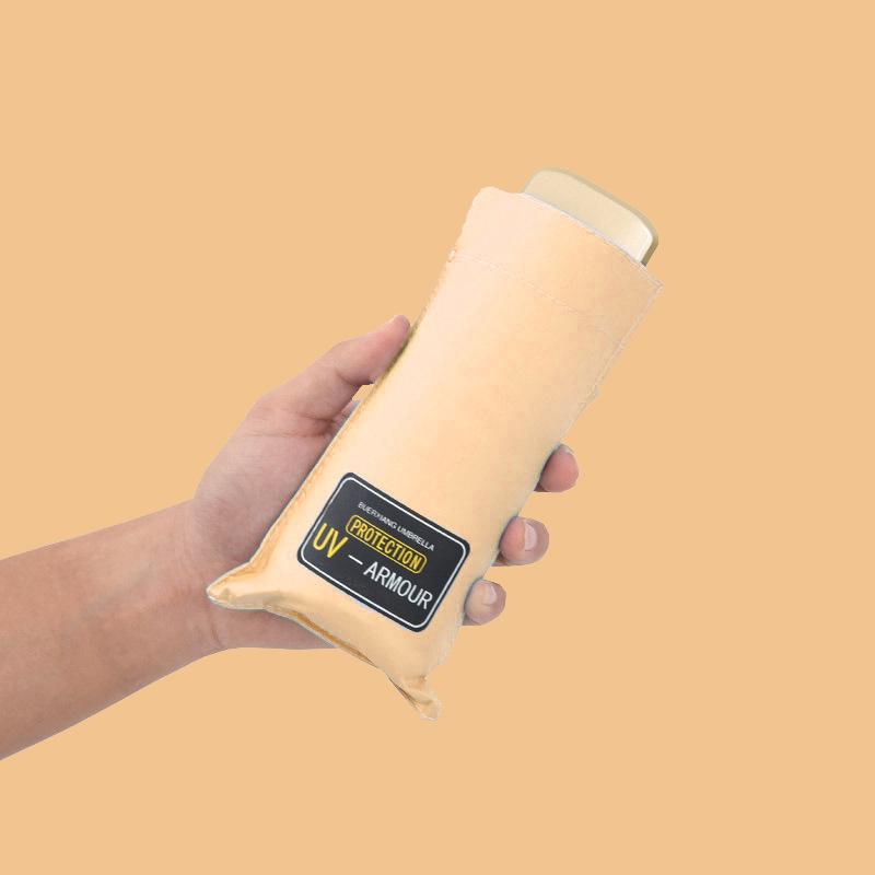 

Зонт Складной Ультра Легкий Маленький Плоский 50% Складной Зонт Солнцезащитный Солнечный Зонт Защита от УФ Мини Карманный Зонт