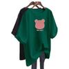 Women's Summer 2026 Loose-Fit Cartoon T-Shirt with Round Neck and Short Sleeves
