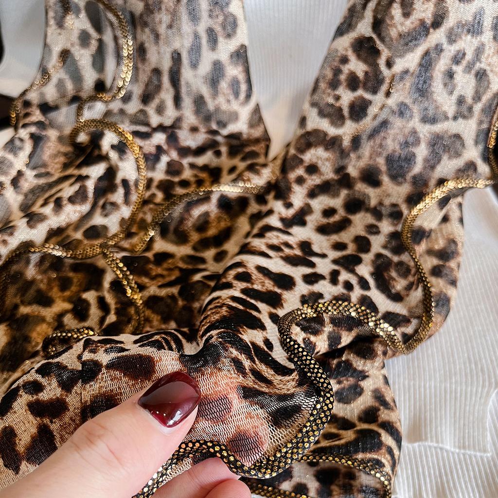 New Fashion Spring/Summer Women Leopard Print Phnom Penh Headband Chiffon Scarf Shawls Female Long Wraps Beach Sunscreen Gift