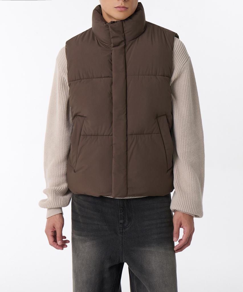 Musinsa Standard Daily Puffer Vest [Baroque Brown]