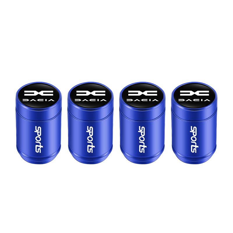 

4Pcs Car Styling Metal Wheel Tire Valve Caps Dust Accessories For Dacia Duster Logan Sandero Stepway Dokker Lodgy MCV Spring