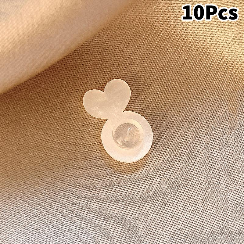 

10Pcs Ear Back Stoppers Silicone Ear Plug Blocked Caps Supportive Earring Lifters For Heavy Earrings Jewelry Making Accessory
