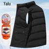 Yalu Men's 90% Duck Down Stand Collar Vest