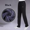 Men's Thickened Warm Straight-Leg Casual Trousers for Autumn and Winter Sports Trousers