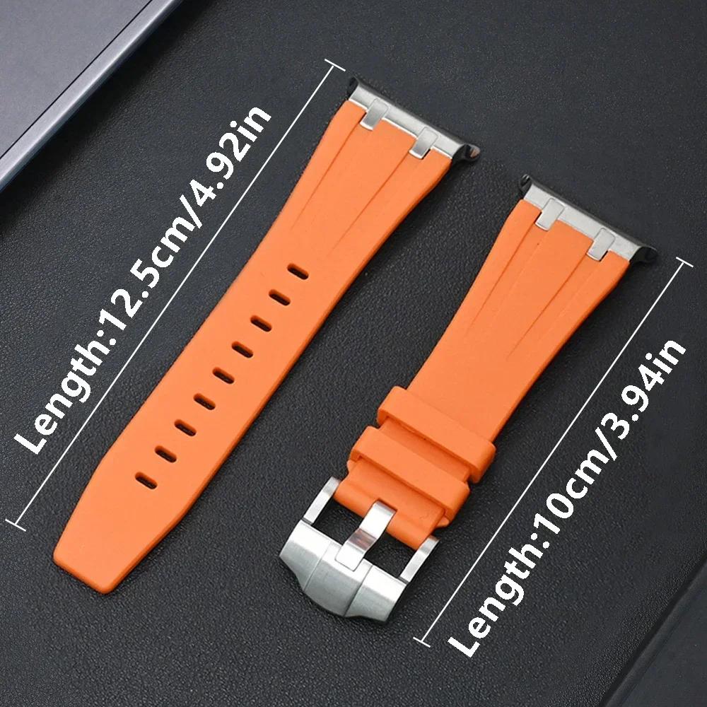Luxury Case Strap for Samsung Galaxy Watch 7 Ultra 47mm Rubber Band Aluminium Cover For SAMSUNG GALAXY ULTRA 47MM Men Bracelet