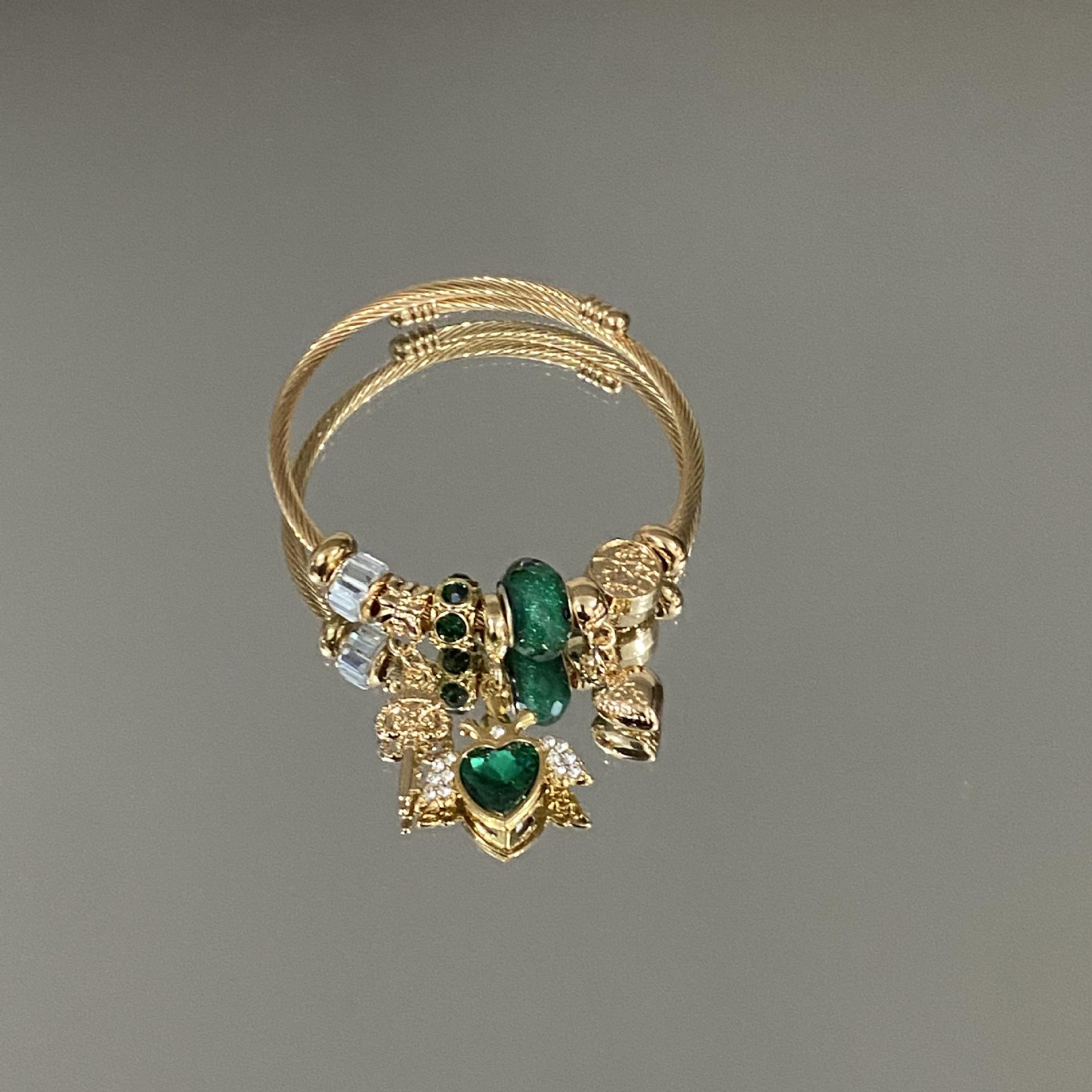 

Винтажный роскошный браслет с бриллиантами: Универсальный дизайн для пар и лучших друзей