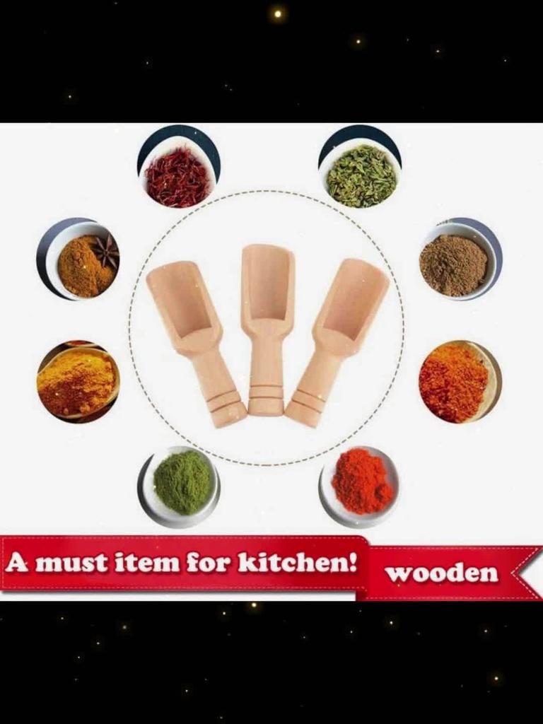 12 Stück Mini-Gewürzschaufeln aus Holz Mehrzweck Kleine Holzlöffel für Zucker, Tee, Kaffee, Gewürze