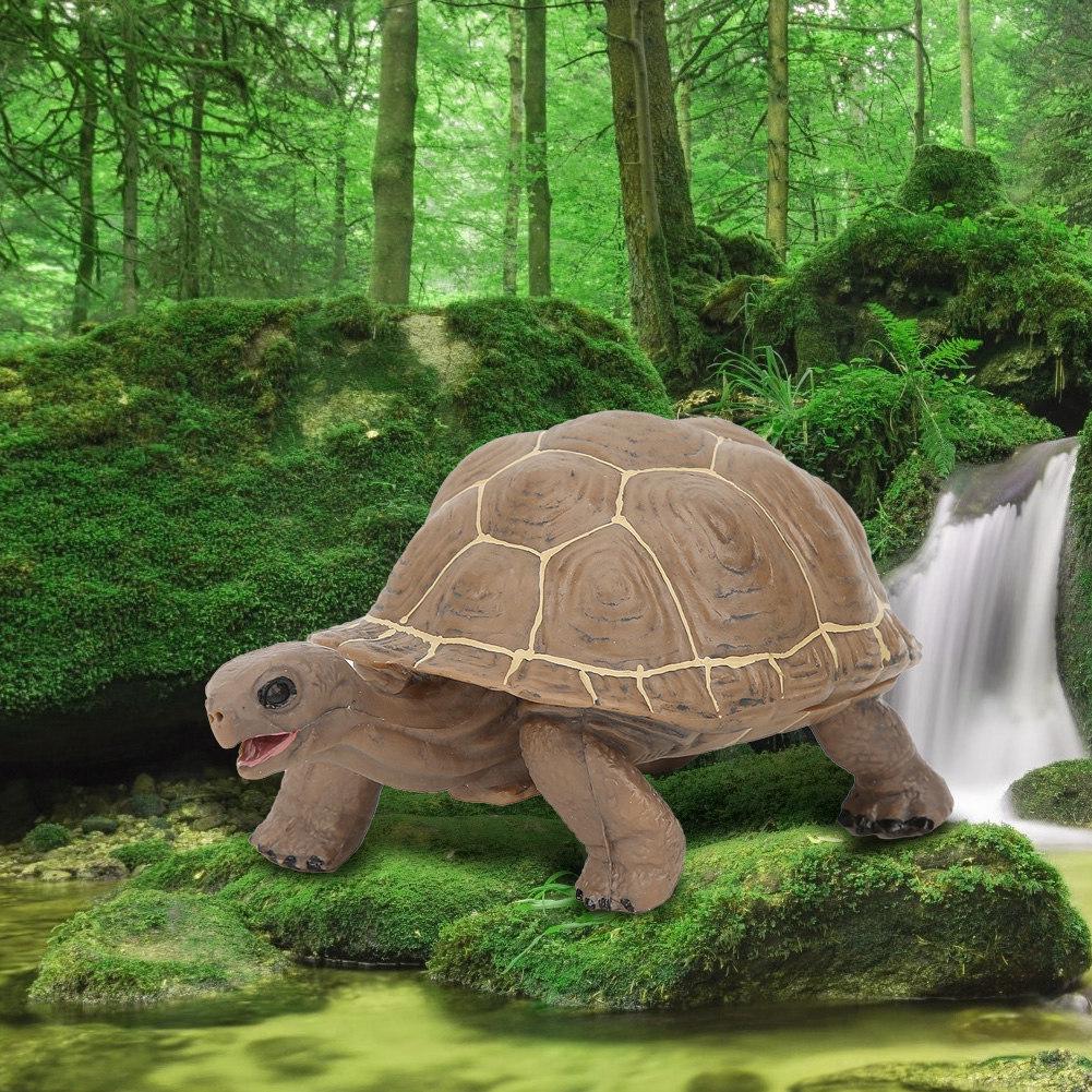 Vivid Animal Model Simulation Elephant Tortoise Toy Early Education Solid Toy for Kids