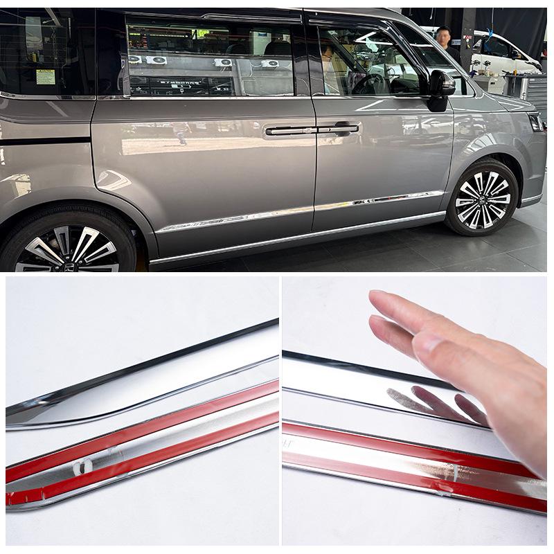 Stainless Steel Bright Trim for Honda STEPWGN RP8 Door Panel Accessories