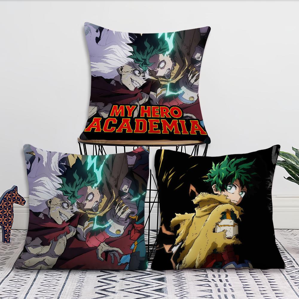 My Hero Academia Anime 8 cushion cover For Pillow Sofa Printing Decoration Room Home Office Coffee Shop Car Nordic Simplicity