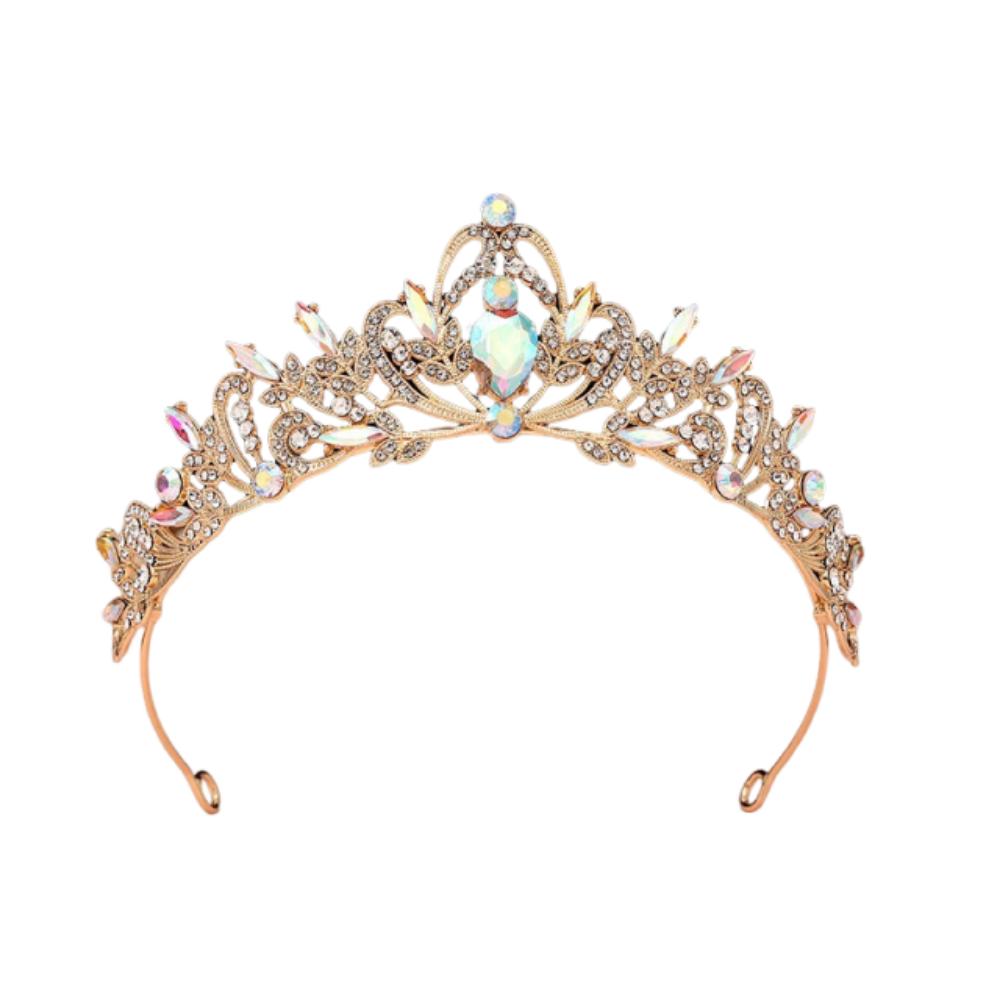 Jewelry Rhinestone Queen Princess Crown Baroque Crystal Bride Tiaras Classical Pattern Vintage Diadem Headwear Hair Accessories