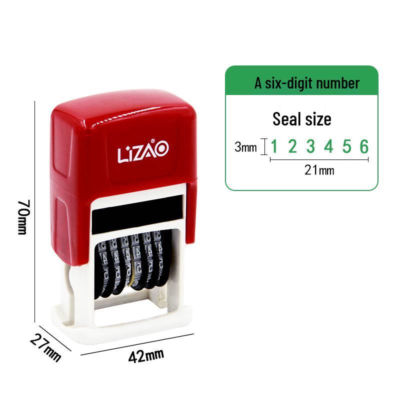 Automatic Re-inking Teacher QC Date Stamp with Adjustable Year, Month, Day