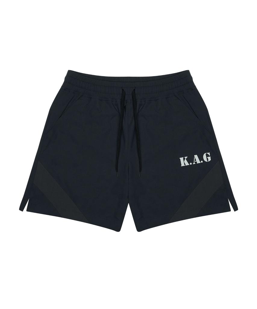 Kakigeulado K.A.G Pfu Color Block Shorts (Navy-Charcoal)